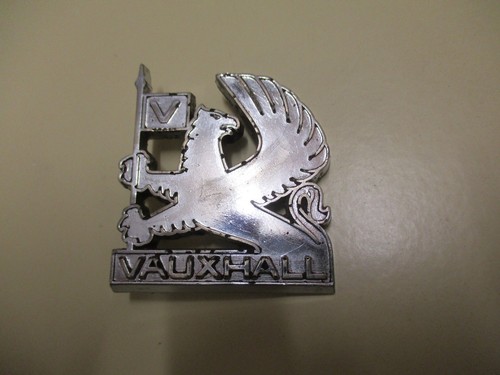 Classic chrome vauxhall badge - chrome,