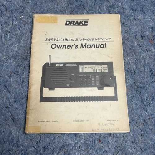 Drake sw8 world band shortwave - drake,