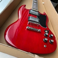 SG Electric Guitar Cherry Red
