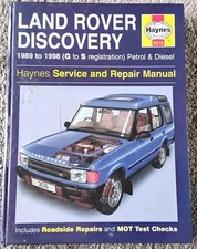 Land Rover Discovery 1 Petrol & Diesel 1989 - 1998 Haynes Owners Workshop Manual