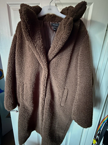 New look teddy brown long - look,