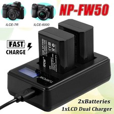 2X NP-FW50 Battery & Charger