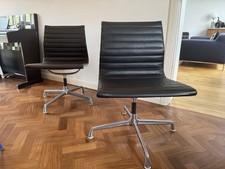 Leather Eames Vitra Herman Miller Genuine Ea108 two available pair 