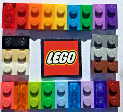 Lego 1x2 plates - (pack,
