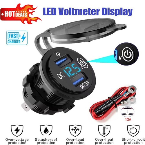 12v qc3 dual usb - dual, fast
