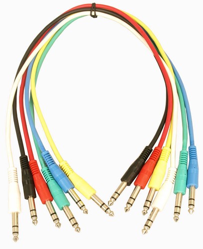 Jack patch leads stereo - jack,
