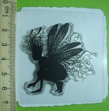 Silhouette Crouching Fairy #3