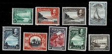 BERMUDA 1935 SET MOUNTED MINT