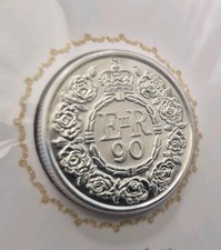 2016 Queen 90th Birthday 999 Fine Silver £20 Royal Mint Pack ~ 15.71g 999 Silver