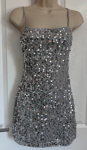 Divided silver sequin mini - divided,