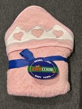 Zoocchini Baby Hooded Towel Baby Pretty Princess Girl Gift