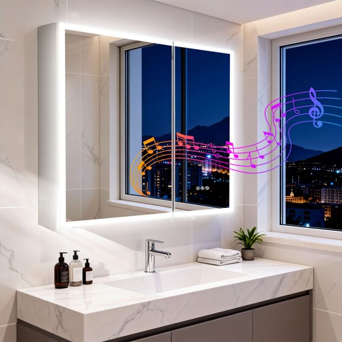 Double doors bathroom medicine - bathroom,