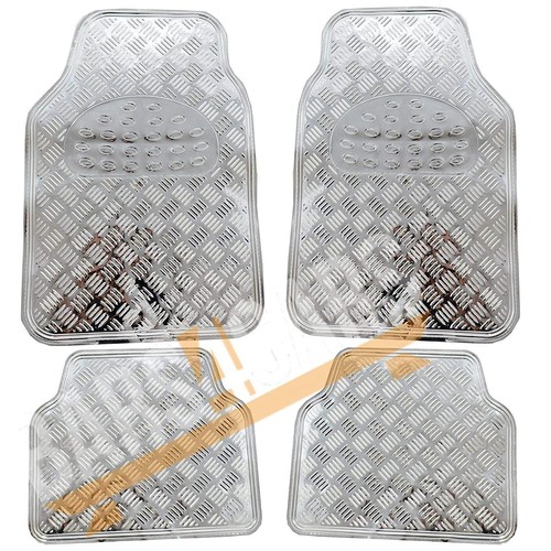 Shiney shiny silver checker - silver,