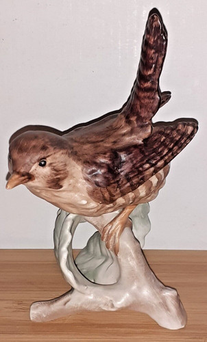 Vintage porcelain goebel wren - vintage,