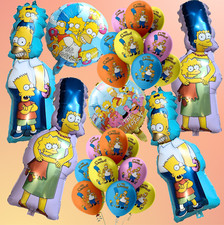 SIMPSONS foil latex balloon birthday party supplies favor centerpiece decoration
