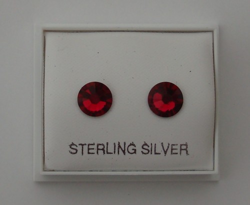 Multicolour stud earrings made - multicolour,