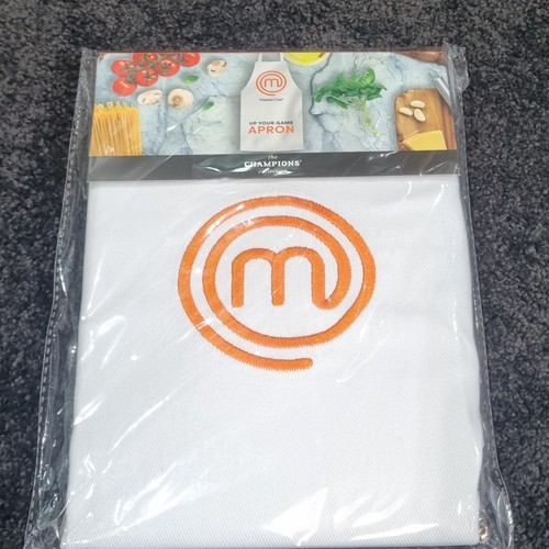 White masterchef branded apron - masterchef,