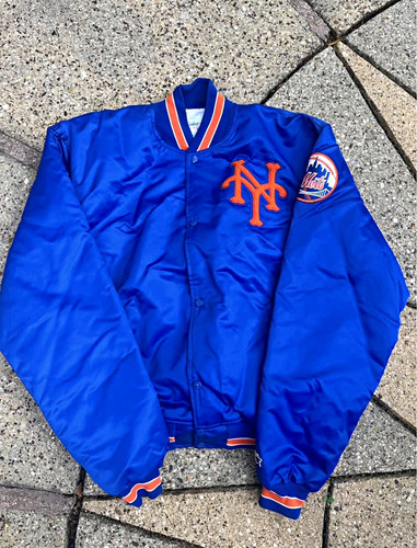 New york mets blue satin - york,