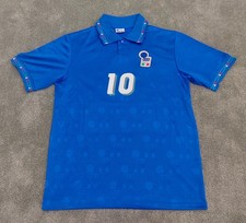Italy 1994 World Cup Home Jersey Baggio 10 Size M