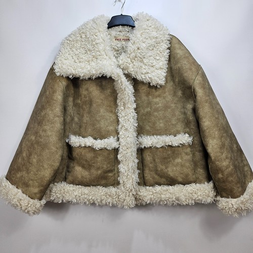 Free people kiki sherpa - sherpa, jacket