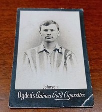 Ogden's Guinea Gold Cigarettes Card - Footballers Mf7 - Johnson (Sheffield Utd)
