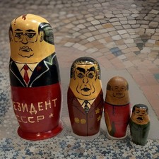 4 Pc Russian Soviet Leaders