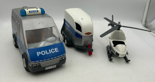 Playmobil police helicopter - playmobil,