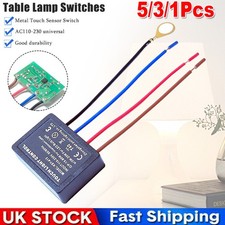1/3/5Pcs 3Way Touch Light Lamp