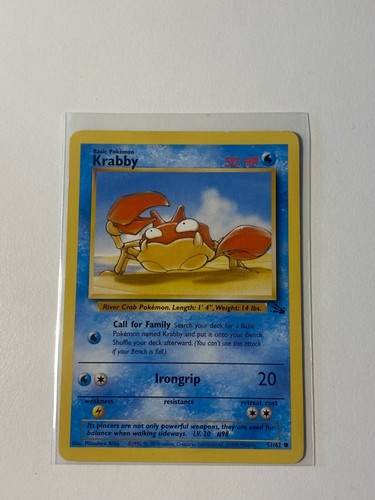 Krabby fossil non - |,