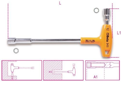 Beta tools 10mm hexagon hex - 10mm,