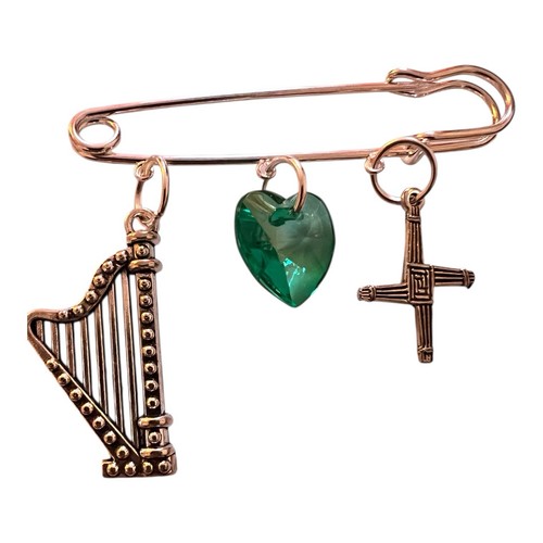 Silver tone brigid s - tone, brigid’s