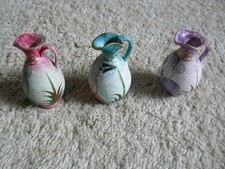 3 x miniature Greek jug