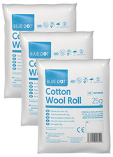 Cotton Wool Roll 25g White