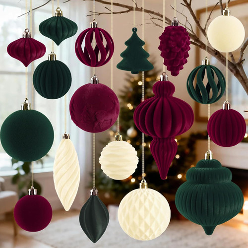 Velvet hanging ball - velvet,