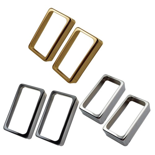 Open brass humbucker pickup - open,
