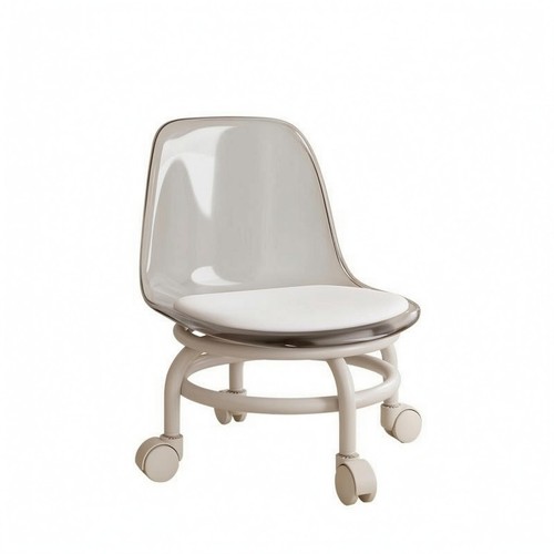 Stool with backrest - with, clear