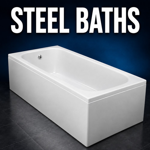 Steel bath tub 1500mm - tub, 1600mm