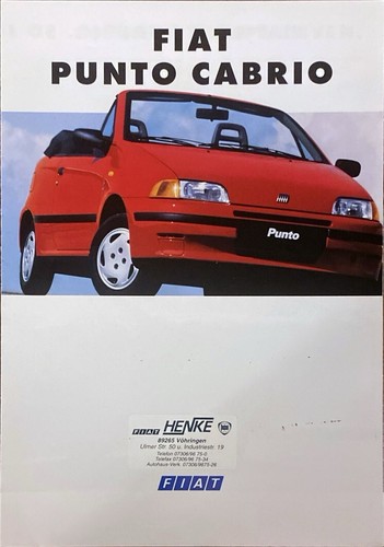 Fiat punto convertible - fiat,