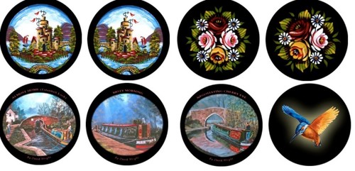 Canal barge ware black - , welsh