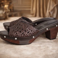 Rockport brown woven leather - rockport,