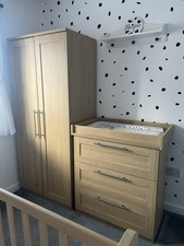 Mamas And Papas Wooden 3 Piece Nursery Furniture Set