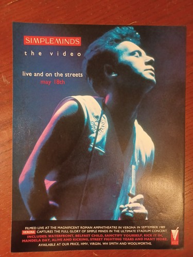 Simple minds live and - minds,