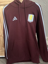 Aston Villa adidas DNA Hoodie - Claret