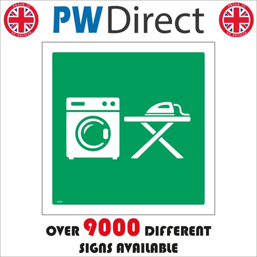 Sign washing launderette - washing,