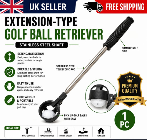 Golf ball retriever telescopic - ball,