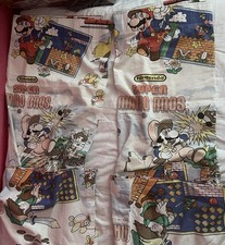 Rare Vintage Nintendo Super Mario Curtains 1992 Vantona Made In Uk