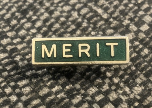 Vintage school uniform merit - school,