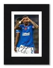 8X6 Mount JAMES TAVERNIER  Autograph Signed PHOTO Print Ready To Frame RANGERS