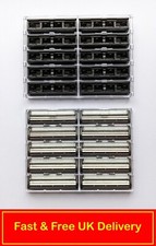 20 twin blade cartridge razor blades clip-on, fits Gillette Vector, Contour Atra