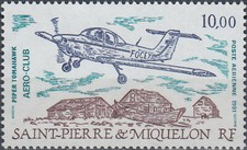 SPM Aero Club Piper Tomahawk 1991 MNH-4,60 Euro